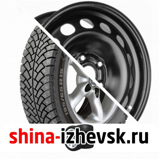 Колесо в сборе BF Goodrich G Force Stud 205/55 R16 Q 94 + MW Eurodisk 16005 6.5xR16 5×112 ET46 DIA57.1 Черный в Ижевске